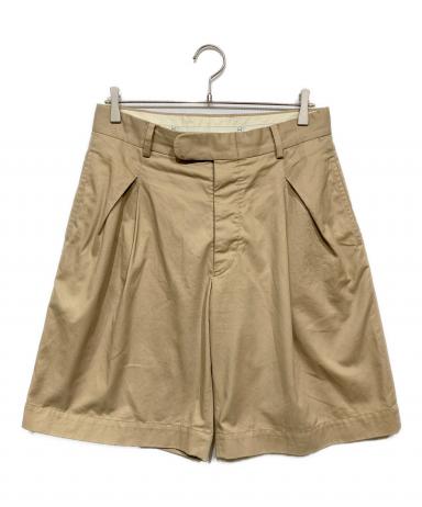 herill ヘリル チノショーツ ベージュ サイズ2 M 中古・古着通販】HERILL (ヘリル) エジプシャンチノ タックショーツ