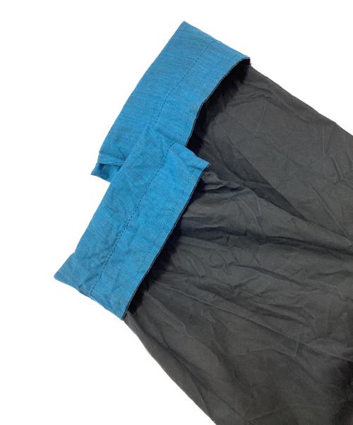ISSEY MIYAKE MEN（イッセイミヤケメン）ISSEY MIYAKE MEN (イッセイミヤケメン) シワ加工テーラードジャケット ブラック×ブルー サイズ:4の古着・服飾アイテム