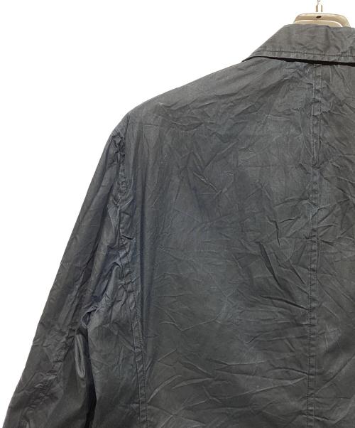 ISSEY MIYAKE MEN（イッセイミヤケメン）ISSEY MIYAKE MEN (イッセイミヤケメン) シワ加工テーラードジャケット ブラック×ブルー サイズ:4の古着・服飾アイテム