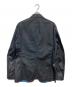 ISSEY MIYAKE MEN (イッセイミヤケメン) シワ加工テーラードジャケット ブラック×ブルー サイズ:4：16000円