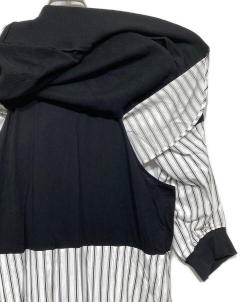 3.1 phillip lim（スリーワンフィリップリム）3.1 phillip lim (スリーワンフィリップリム) ドッキングワンピース ブラック×ホワイト サイズ:Mの古着・服飾アイテム