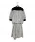 3.1 phillip lim (スリーワンフィリップリム) ドッキングワンピース ブラック×ホワイト サイズ:M：8000円