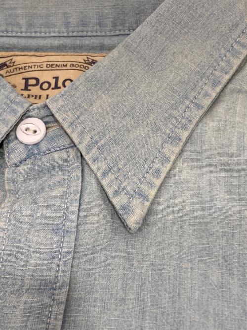 POLO RALPH LAUREN（ポロ・ラルフローレン）POLO RALPH LAUREN (ポロ・ラルフローレン) マキシデニムワンピース インディゴ サイズ:Sの古着・服飾アイテム