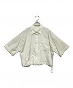 house of lotusハウスオブロータス）の古着「コットンブロードショートシャツ」｜アイボリー