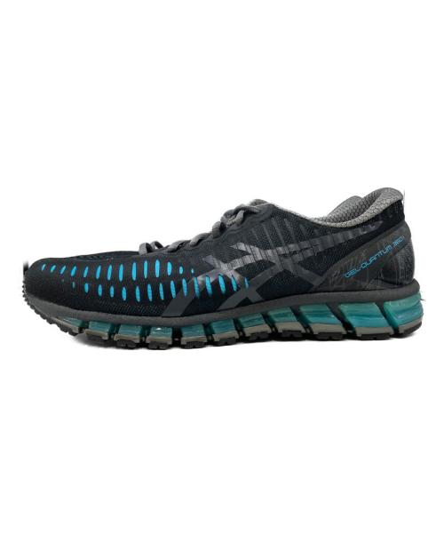 asics（アシックス）asics (アシックス) GEL-QUANTUM 360 I BLACK/AQUARIUM ブラック×ブルー サイズ:28.5の古着・服飾アイテム