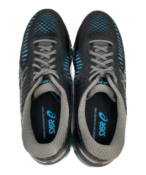 asics（アシックス）asics (アシックス) GEL-QUANTUM 360 I BLACK/AQUARIUM ブラック×ブルー サイズ:28.5の古着・服飾アイテム