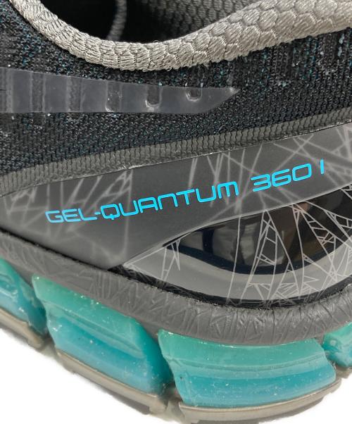 asics（アシックス）asics (アシックス) GEL-QUANTUM 360 I BLACK/AQUARIUM ブラック×ブルー サイズ:28.5の古着・服飾アイテム