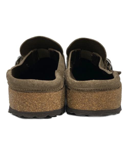 BIRKENSTOCK（ビルケンシュトック）BIRKENSTOCK (ビルケンシュトック) BUCKLEY レザーサンダル ブラウン サイズ:25の古着・服飾アイテム