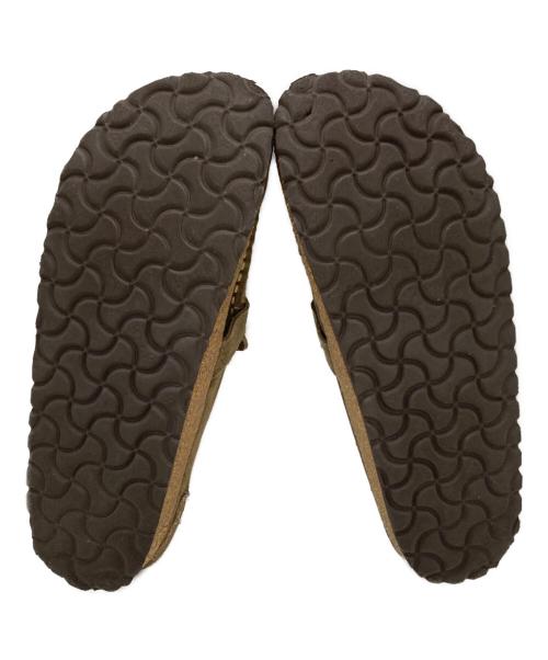 BIRKENSTOCK（ビルケンシュトック）BIRKENSTOCK (ビルケンシュトック) BUCKLEY レザーサンダル ブラウン サイズ:25の古着・服飾アイテム