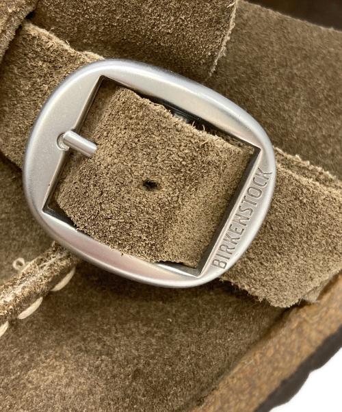 BIRKENSTOCK（ビルケンシュトック）BIRKENSTOCK (ビルケンシュトック) BUCKLEY レザーサンダル ブラウン サイズ:25の古着・服飾アイテム