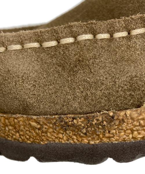 BIRKENSTOCK（ビルケンシュトック）BIRKENSTOCK (ビルケンシュトック) BUCKLEY レザーサンダル ブラウン サイズ:25の古着・服飾アイテム