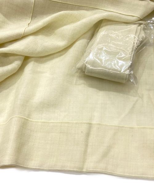 ebure（エブール）ebure (エブール) ウールベルテッドワンピース イエロー サイズ:36の古着・服飾アイテム