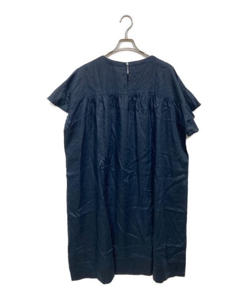 house of lotus（ハウスオブロータス）HOUSE OF LOTUS (ハウスオブロータス) ウォッシュリネンワンピース ネイビー サイズ:Mの古着・服飾アイテム