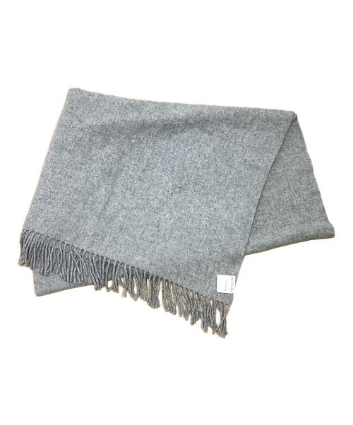 Acne studios（アクネ ストゥディオズ）ACNE STUDIOS (アクネ ストゥディオズ) フリンジウールスカーフ グレー サイズ:200×70の古着・服飾アイテム