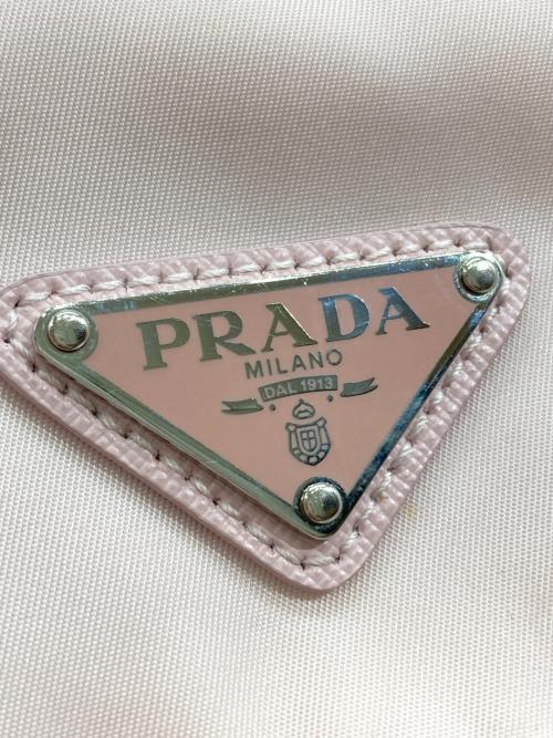 PRADA（プラダ）PRADA (プラダ) RE NYLON メッセンジャーバッグ ピンクの古着・服飾アイテム