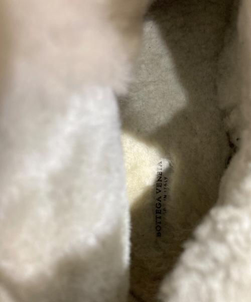 BOTTEGA VENETA（ボッテガベネタ）BOTTEGA VENETA (ボッテガベネタ) レースアップムートンブーツ ネイビー サイズ:不明の古着・服飾アイテム
