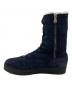 BOTTEGA VENETA (ボッテガベネタ) レースアップムートンブーツ ネイビー サイズ:不明：12000円
