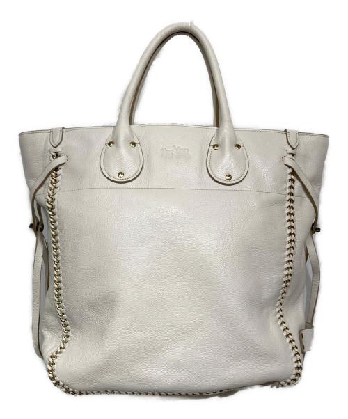 COACH（コーチ）COACH (コーチ) トートバッグ ホワイトの古着・服飾アイテム