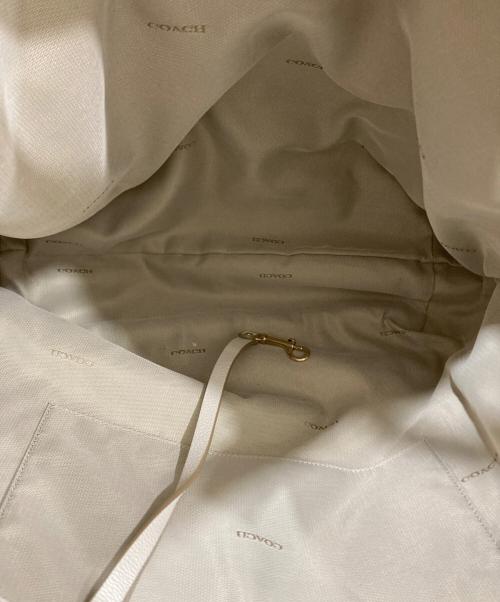 COACH（コーチ）COACH (コーチ) トートバッグ ホワイトの古着・服飾アイテム