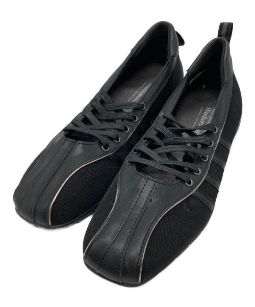 Rockfish Weatherwear（ロックフィッシュウェザーウェア）Rockfish Weatherwear (ロックフィッシュウェザーウェア) BLISS LACEUP SNEAKERS ブラック サイズ:UK4の古着・服飾アイテム