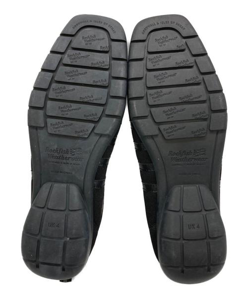 Rockfish Weatherwear（ロックフィッシュウェザーウェア）Rockfish Weatherwear (ロックフィッシュウェザーウェア) BLISS LACEUP SNEAKERS ブラック サイズ:UK4の古着・服飾アイテム