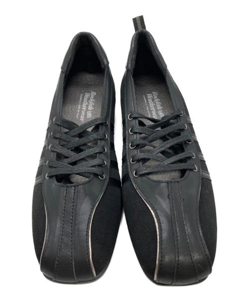 Rockfish Weatherwear（ロックフィッシュウェザーウェア）Rockfish Weatherwear (ロックフィッシュウェザーウェア) BLISS LACEUP SNEAKERS ブラック サイズ:UK4の古着・服飾アイテム