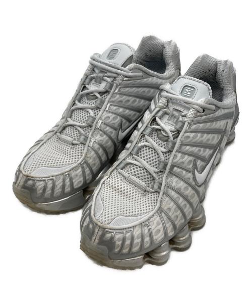 NIKE（ナイキ）NIKE (ナイキ) SHOX TL PURE PLATINUM/CHROME ホワイト サイズ:25の古着・服飾アイテム