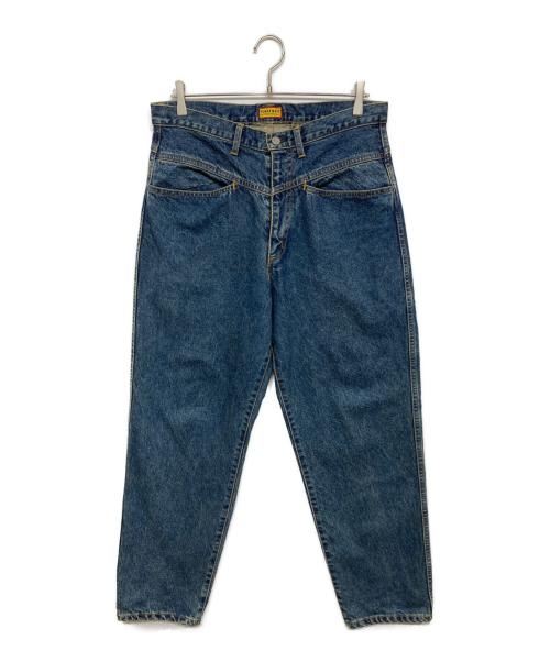 HUMAN MADE（ヒューマンメイド）HUMAN MADE (ヒューマンメイド) TAPERED DENIM PANTS インディゴ サイズ:Lの古着・服飾アイテム