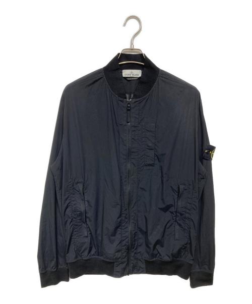 STONE ISLAND（ストーンアイランド）STONE ISLAND (ストーンアイランド) Skin Touch Bomber Jacket ブラック サイズ:XLの古着・服飾アイテム