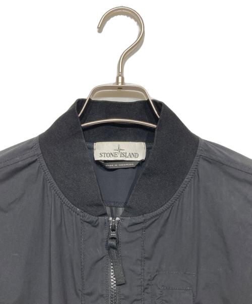 STONE ISLAND（ストーンアイランド）STONE ISLAND (ストーンアイランド) Skin Touch Bomber Jacket ブラック サイズ:XLの古着・服飾アイテム