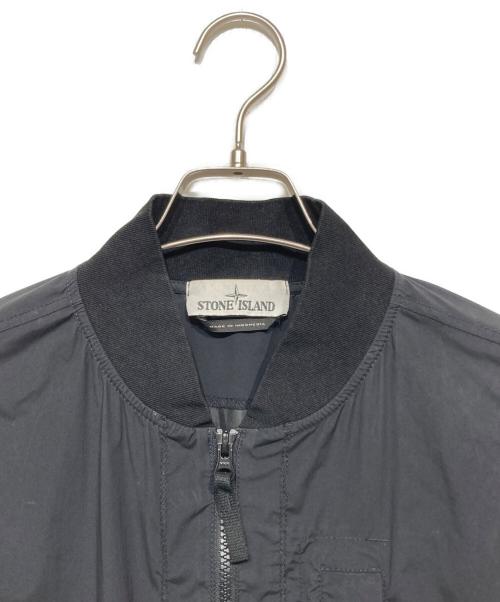 STONE ISLAND（ストーンアイランド）STONE ISLAND (ストーンアイランド) Skin Touch Bomber Jacket ブラック サイズ:XLの古着・服飾アイテム