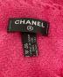 中古・古着 CHANEL (シャネル) ココマーク刺繍カシミヤシルクストール ピンク：40000円