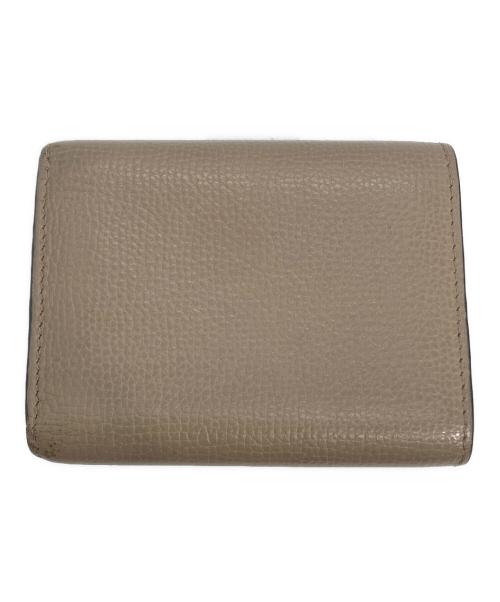 LOEWE（ロエベ）LOEWE (ロエベ) アナグラム トライフォールド ウォレット ベージュの古着・服飾アイテム