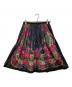tricot COMME des GARCONS (トリココムデギャルソン) コットン総柄スカート ブラック×マルチカラー サイズ:M：12000円
