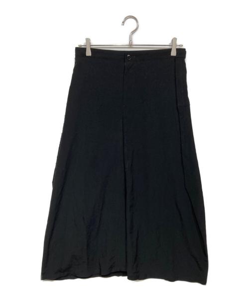 Y's（ワイズ）Y's (ワイズ) カットオフデザイン ロングスカート ブラック サイズ:1の古着・服飾アイテム