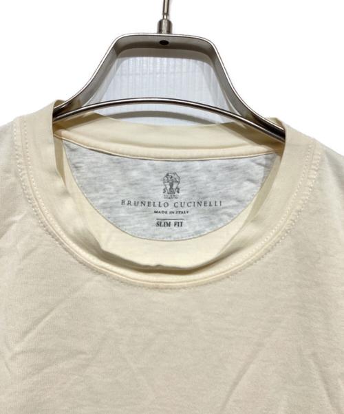 BRUNELLO CUCINELLI（ブルネロクチネリ）BRUNELLO CUCINELLI (ブルネロクチネリ) プリントTシャツ ベージュ サイズ:XSの古着・服飾アイテム