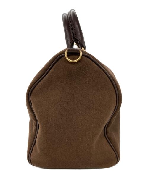 SITA PARANTICA（シータパランティカ）SITA PARANTICA (シータパランティカ) BORDER BOSTON BAG ブラウンの古着・服飾アイテム
