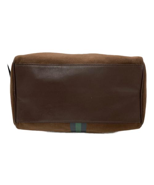 SITA PARANTICA（シータパランティカ）SITA PARANTICA (シータパランティカ) BORDER BOSTON BAG ブラウンの古着・服飾アイテム