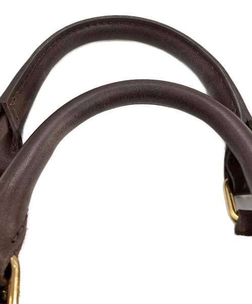SITA PARANTICA（シータパランティカ）SITA PARANTICA (シータパランティカ) BORDER BOSTON BAG ブラウンの古着・服飾アイテム