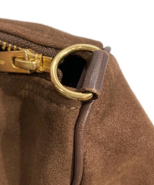 SITA PARANTICA（シータパランティカ）SITA PARANTICA (シータパランティカ) BORDER BOSTON BAG ブラウンの古着・服飾アイテム