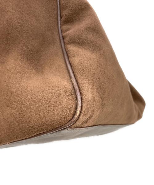 SITA PARANTICA（シータパランティカ）SITA PARANTICA (シータパランティカ) BORDER BOSTON BAG ブラウンの古着・服飾アイテム