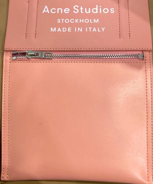 Acne studios（アクネ ストゥディオズ）Acne studios (アクネ ストゥディオズ) ペーパーナイロン 2WAYトートバッグ ピンクベージュの古着・服飾アイテム