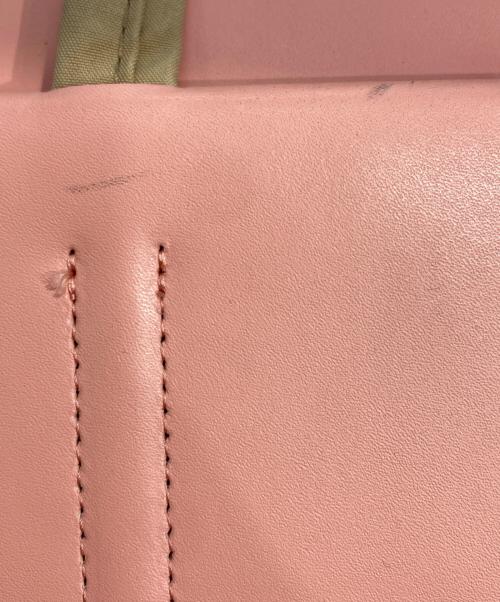 Acne studios（アクネ ストゥディオズ）Acne studios (アクネ ストゥディオズ) ペーパーナイロン 2WAYトートバッグ ピンクベージュの古着・服飾アイテム