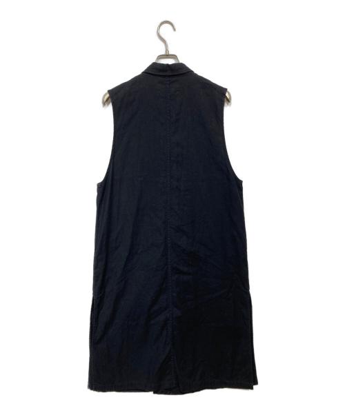 nest Robe（ネストローブ）nest Robe (ネストローブ) ノースリーブトレンチベスト ネイビー サイズ:Fの古着・服飾アイテム
