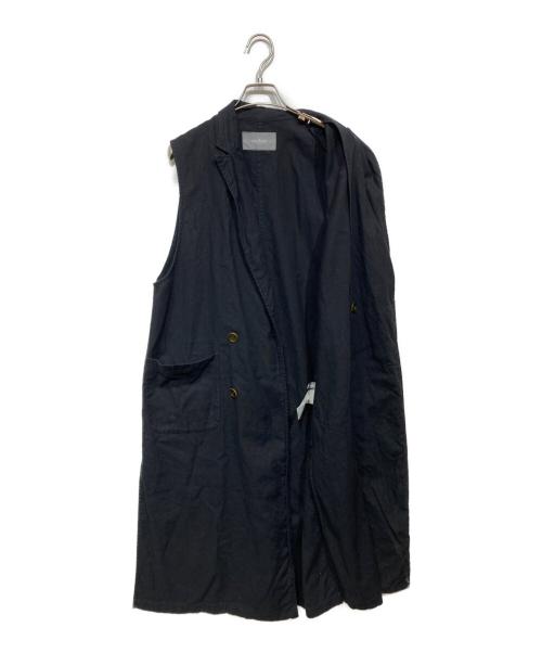 nest Robe（ネストローブ）nest Robe (ネストローブ) ノースリーブトレンチベスト ネイビー サイズ:Fの古着・服飾アイテム