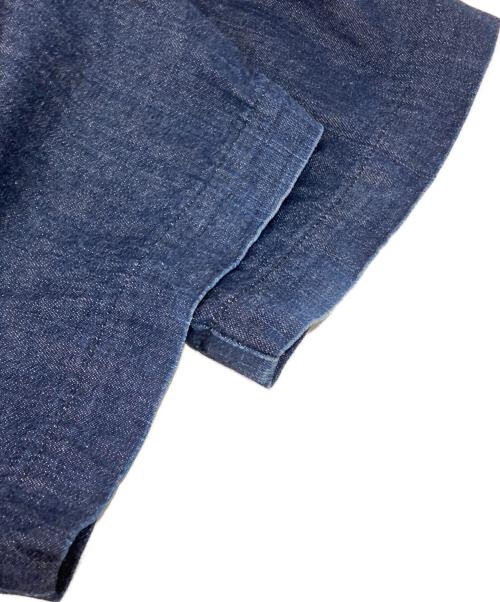HARVESTY（ハーベスティー）HARVESTY (ハーベスティー) デニムワイドエッグロングパンツ インディゴ サイズ:1の古着・服飾アイテム