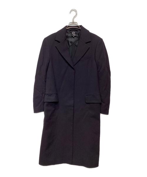 MCQ（マックキュー）MCQ (マックキュー) 比翼コート ネイビー サイズ:IT38の古着・服飾アイテム