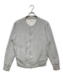 Champion REVERSE WEAVE（チャンピオン リバース ウィーブ）の古着「スナップボタンカーディガン」｜グレー