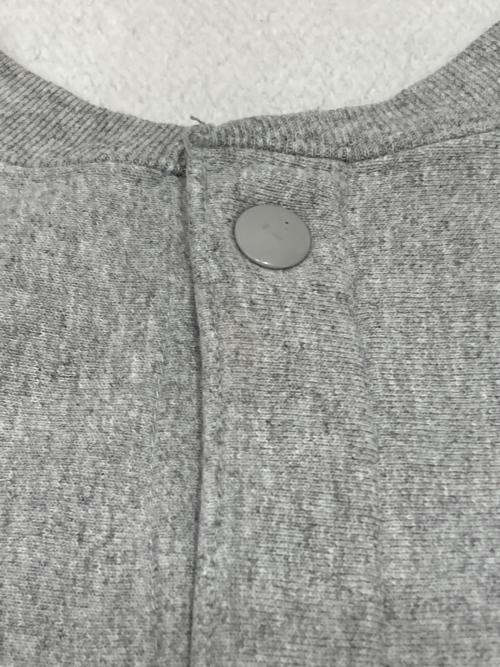 Champion REVERSE WEAVE（チャンピオン リバース ウィーブ）Champion REVERSE WEAVE (チャンピオン リバース ウィーブ) スナップボタンカーディガン グレー サイズ:LARGEの古着・服飾アイテム