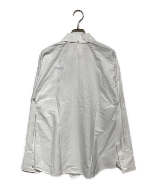 SPORT MAX（スポーツマックス）SPORT MAX (スポーツマックス) フリルシャツ ホワイト サイズ:40の古着・服飾アイテム